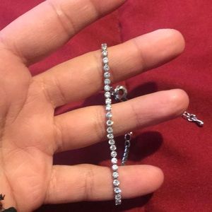 LAST PRICE!New Kenneth Jay Lane CZ Tennis Bracelet